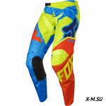 Мотоштаны подростковые Fox 180 Nirv Youth Pant Yellow/Blue
