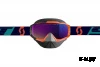 Очки HUSTLE SNOW CROSS orange/blue enhancer teal