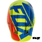 Козырек к шлему Fox V2 Helmet Visor Nirv Yellow/Blue