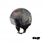 Шлем "THH" T-9 #1 MATT DARK GRAY/BLUE