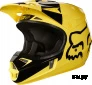 Мотошлем подростковый Fox V1 Mastar Youth Helmet Yellow