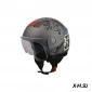 Шлем "THH" T-9 #1 MATT DARK GRAY/BLUE