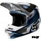 Мотошлем подростковый Fox V1 Motif Youth Helmet Blue/Grey