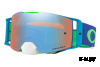 Очки для мотокросса OAKLEY Front Line Blue Green / оранжевая Prizm MX (OO7087-11)