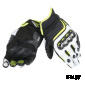 Перчатки CARBON D1 SHORT BLACK/WHITE/FLUO-YELLOW