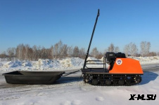 Мотобуксировщик Полкан мини 500К 15