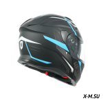 Шлем модуляр HETOSHI FF935 Shogun цв.Черно-сине-белый  р.XXL