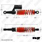 Амортизатор задний (L-345mm,D-12mm,d-12mm) KA-FN1000 (регулир., газовый (заполне