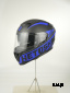 Шлем интеграл HETOSHI FF938 double visor Цв.Черно-синий Матовый р.L