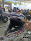 Шлем кроссовый HETOSHI RED BULL XD1-86 цв. Бело-фиолетовый р. L 