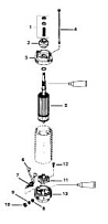 Стартер 2-Х ТАКТНОГО ПЛМ MERCURY 75 Серийный номер от 0D283222 до 0G760299
